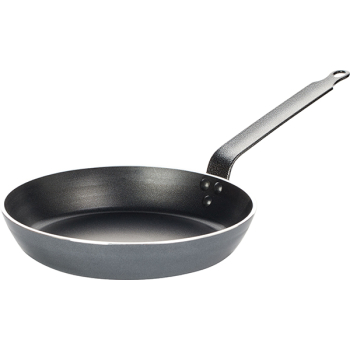 Сковорода с антиприг.покрыт. «Клас Шеф»; алюмин.,тефлон; D=22,H=4,L=43см; синий,черный