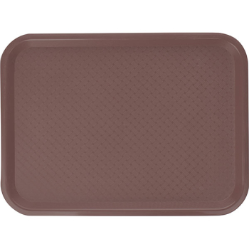 Поднос для Фаст Фуд; пластик; H=2,L=41,B=30см; коричнев.
