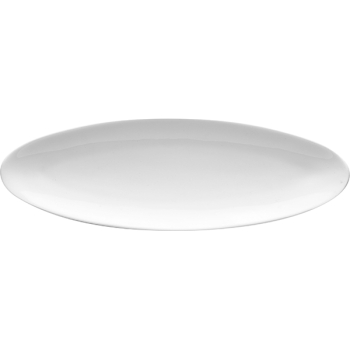 Селедочница «Кунстверк»; фарфор; H=2.5,L=40,B=13.5см; белый