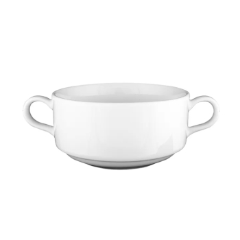 Чашка бульонная Белая Практик 320 мл фарфор