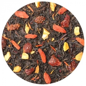Чай ароматизированный черный с ягодами годжи LBS Tea