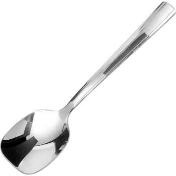 Ложка для икры «M18»; сталь нерж.; L=13.7/4,B=3см; металлич.