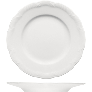 Тарелка мелкая «Штутгарт»; фарфор; D=28,H=3см; белый