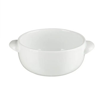 Горшок для запекания Белая Классический без крышки 350 мл фарфор