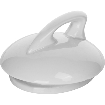 Крышка для чайника арт.3150335 «Мелодия»; фарфор; D=9.2,H=4.5см; белый