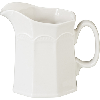 Молочник; фарфор; 285мл; белый