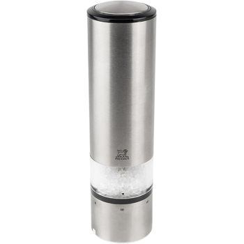 Мельница для соли электрич.(на батарейках) «Ю Селект» метал.мех.; акрил,сталь нерж.; H=20см; металлич.