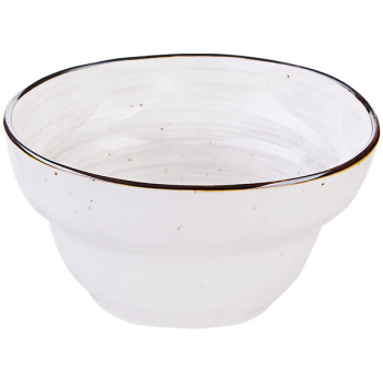 Салатник «Пастораль»; фарфор; 700мл; D=15.7,H=7.5см; серый