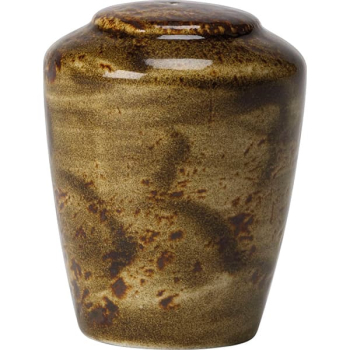 Перечница «Крафт»; фарфор; D=5.7,H=7.4см; коричнев.