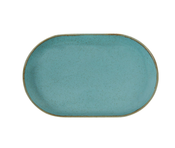 Блюдо Porland Seasons 32х20 см бирюзовый