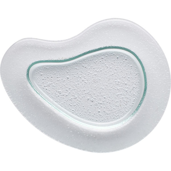 Тарелка «Амеба»; стекло; H=1.5,L=19,B=15см; прозр.