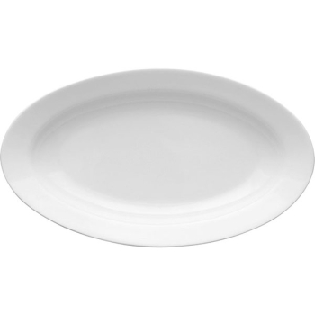 Селедочница «Кашуб-хел»; фарфор; H=4,L=24,B=14см; белый