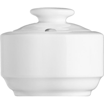 Фото Сахарница «Прага»; фарфор; 200мл; D=9,H=8см; белый Сахарница «Прага»; фарфор; 200мл; D=9,H=8см; белый