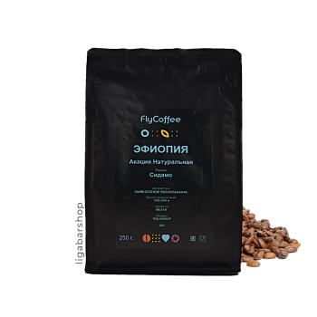 Кофе FlyCoffee Эфиопия Акация Натуральная 250 г