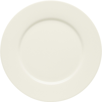 Тарелка мелкая «Пьюрити»; фарфор; D=24,H=2см; белый