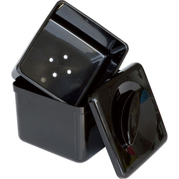 Емкость для льда; полипроп.,полистирол; 3.4л; H=17,L=20,B=20см; черный