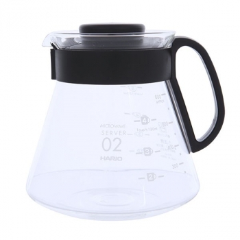 Фото Чайник сервировочный Hario XVD-60B с черной пластиковой ручкой 600мл Чайник сервировочный Hario XVD-60B с черной пластиковой ручкой 600мл