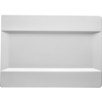 Блюдо прямоуг. «Фрейм»; фарфор; L=35.5,B=25.5см; белый