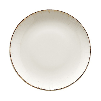 Тарелка Bonna Ретро 1700 мл коричневый край