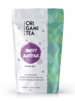 Японский чай Оригами Sweet matcha с рисом 50 г