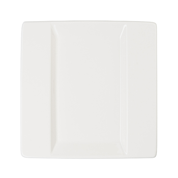 Блюдо квадр. «Фрейм»; фарфор; L=20.5,B=20.5см; белый