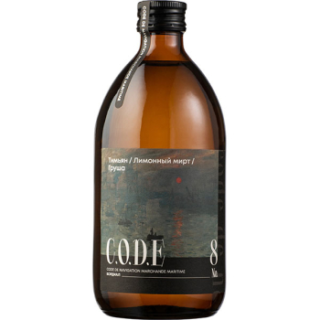 Кордиал C.O.D.E Тимьян-Лимонный мирт-Груша 0,5 л
