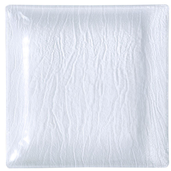 Блюдце квадратное «Минерали»; стекло; L=11,B=11см; матовый