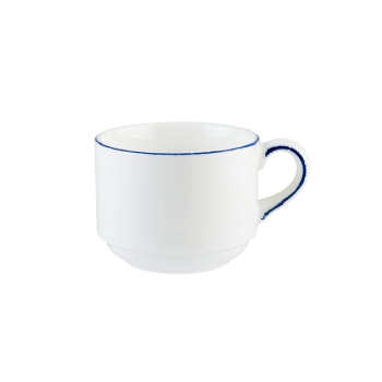 Чашка чайная Bonna Ретро 210 мл синий край (блюдце 70915,70707)