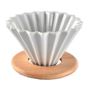 Воронка AnyBar Оригами керамика белый