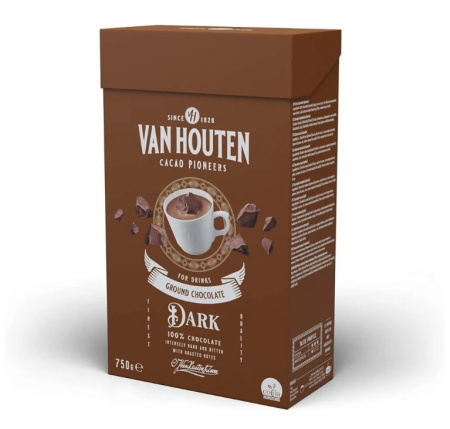 Горячий шоколад Van Houten Ground Dark 750 г