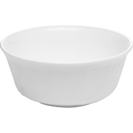 Салатник «Эбро»; стекло; 320мл; D=12.5,H=6см; белый