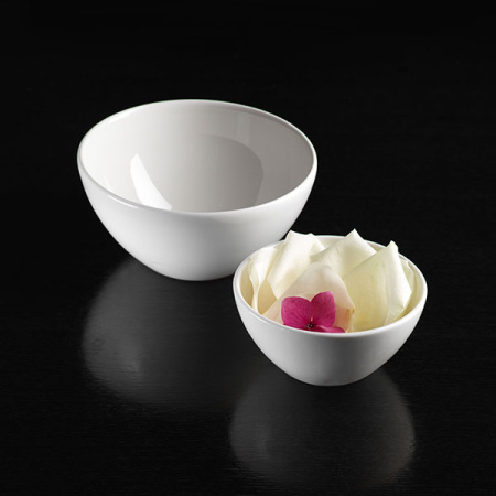 Салатник «Монако Вайт»; фарфор; 420мл; D=13,H=6.5см; белый