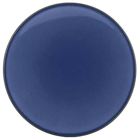 Тарелка для хлеба «Экинокс»; фарфор; D=16,H=2см; синий