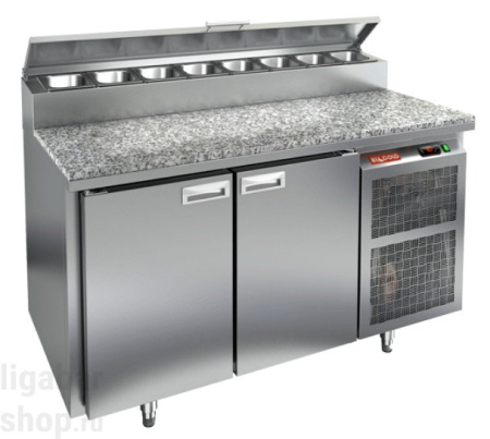 Стол для пиццы охлаждающий Hicold PZ2-11/GN (1/6H) камень