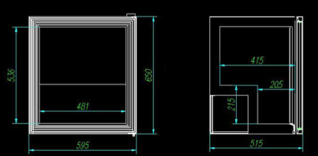 Морозильный шкаф Hurakan HKN-UF100G
