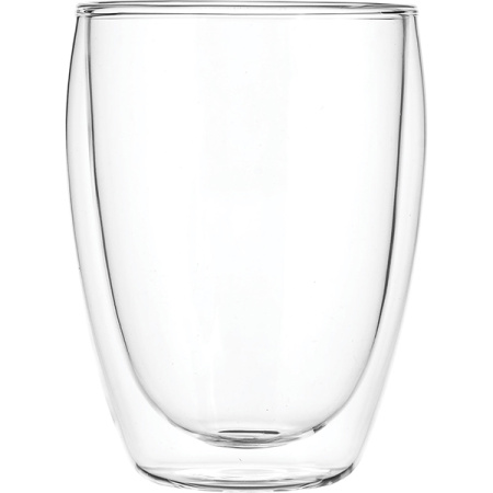 Бокал двойные стенки «Проотель»; термост.стекло; 350мл; D=80,H=115мм