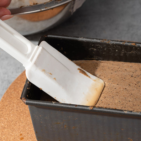 Лопатка кухонная (до 110 C) «Проотель»; пластик,резина; L=25/8,B=10см; белый