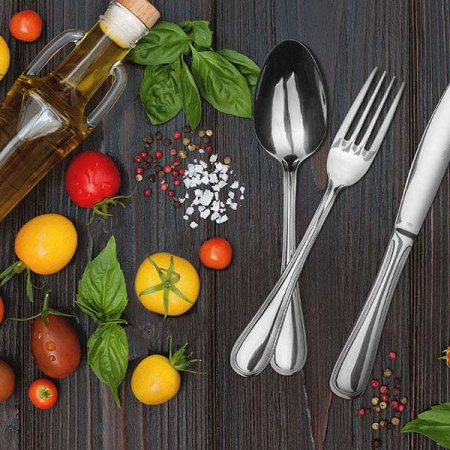 Ложка столовая «Ансер»; сталь нерж.; L=210/76,B=4мм; металлич.