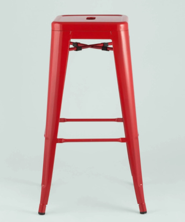 Стул барный TOLIX красный глянцевый