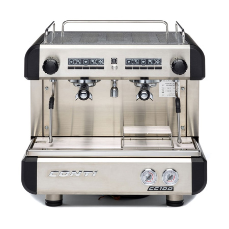 Фото Кофемашина Conti CC100 Compact TC 2 группы, черный Кофемашина Conti CC100 Compact TC 2 группы, черный