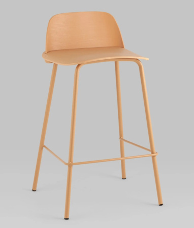 Стул полубарный Mist желтый