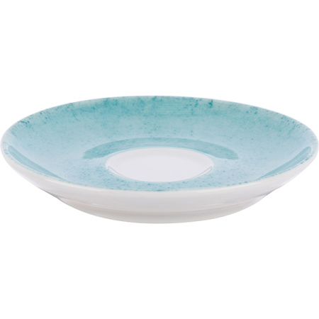 Блюдце с декором Lubiana Аида диаметр 12 см бирюзовый