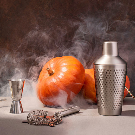 Шейкер европейский Probar 500мл рифленый античный никель