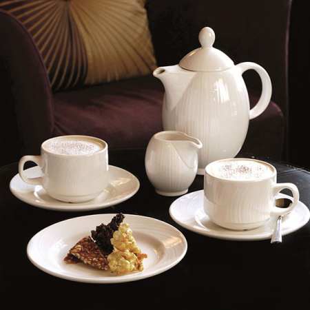 Чашка кофейная Спайро, 85 мл, фарфор, белый