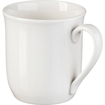 Кружка «Эмбасси вайт»; фарфор; 300мл; L=11см; белый