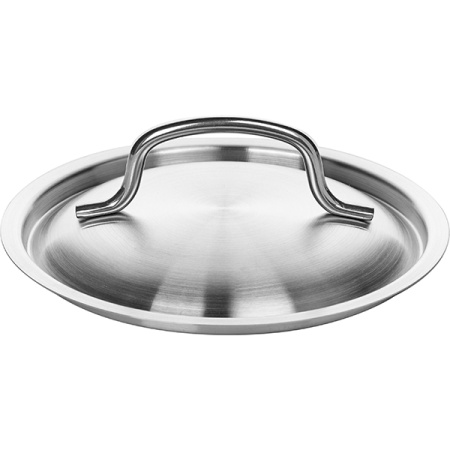 Крышка; сталь нерж.; D=18см; металлич.