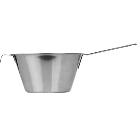 Дуршлаг; сталь нерж.; D=24,L=43см; металлич.