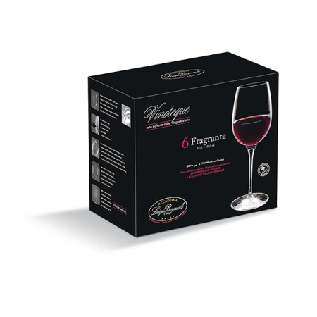 Бокал для вина «Винотека»; хр.стекло; 380мл; D=60/80,H=225мм; прозр.