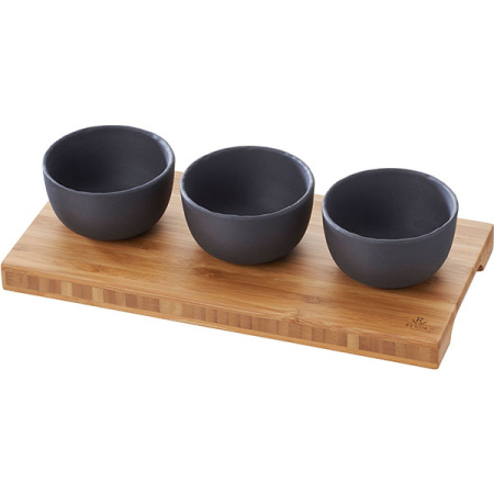 Салатник «Базальт»; фарфор; 80мл; D=7.5,H=4.5см; черный