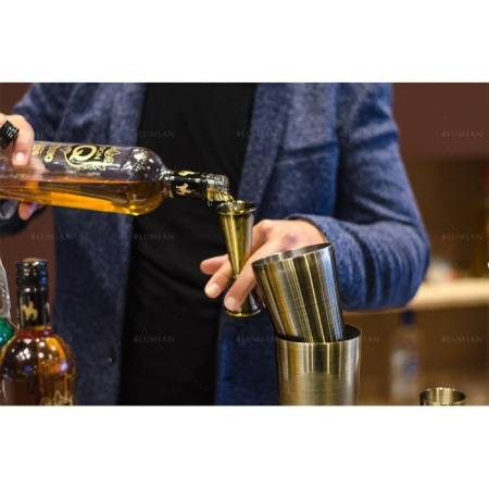 Джиггер Lumian Japanese 15/30 мл бронза